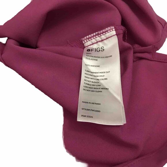 Figs Women’s Catarina One-Pocket Scrub Top Color Pink Size Small - Picture 6 of 12